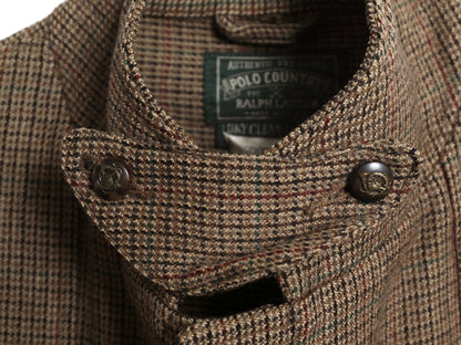 80s USA製 ★ ポロカントリー ラルフローレン ツイード ジャケット メンズ L ノーフォーク テーラード ハンティング ガンクラブ チェック