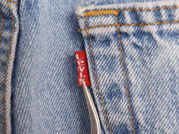 90s USA製 リーバイス 501 デニム パンツ メンズ 33 30 古着 オールド ジーンズ ジーパン ストレート ボタンフライ ボトムス アタリ 赤タブ
