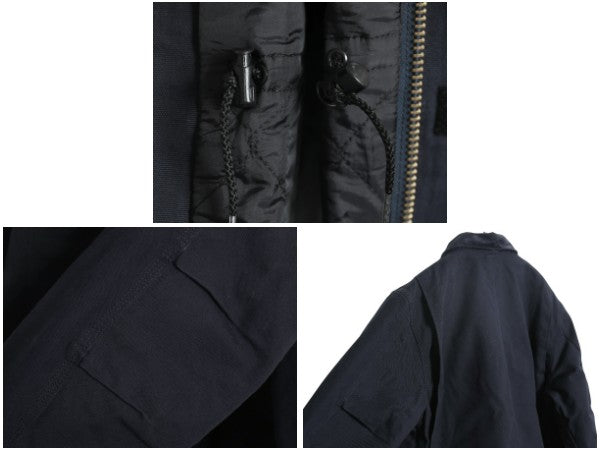 US企画 カーハート トラディショナル コート メンズ L / 古着 ダック ジャケット ブルゾン ジャンパー 中綿 キルティング ライナー 企業 紺