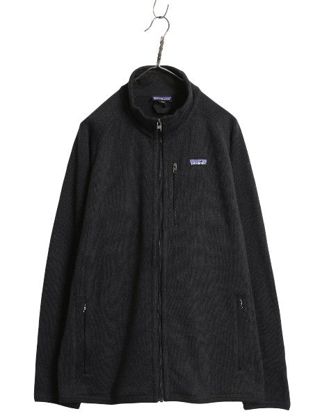 パタゴニア ベターセーター ジャケット メンズ L / 23年製 フリース セーター フルジップ ブルゾン ハイネック アウトドア ワンポイント 黒