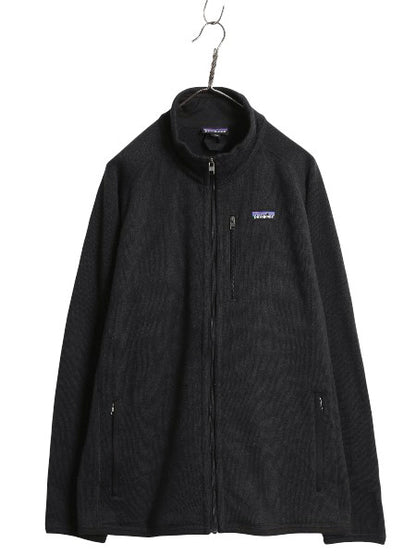 パタゴニア ベターセーター ジャケット メンズ L / 23年製 フリース セーター フルジップ ブルゾン ハイネック アウトドア ワンポイント 黒