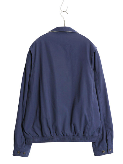90s ポロ ラルフローレン スイングトップ ジャケット メンズ M / 古着 オールド スムース 素材 フルジップ チェック ライナー付き ブルゾン