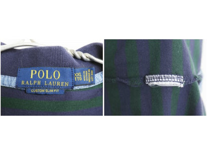 ポロ ラルフローレン ボーダー 半袖 ポロシャツ メンズ XXL 半袖シャツ コットン スムース ストレッチ カットソー カジュアル 大きいサイズ