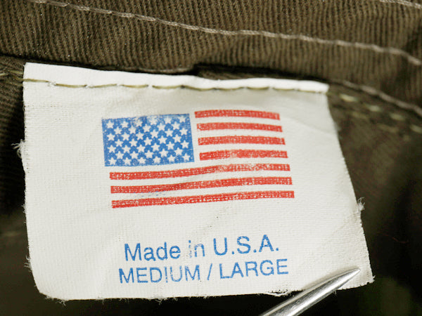 デッドストック 90s USA製 GENERIC COSTUME メッシュ 切替 バケット ハット メンズ レディース M L 帽子 オールド 無地 シンプル 未使用品