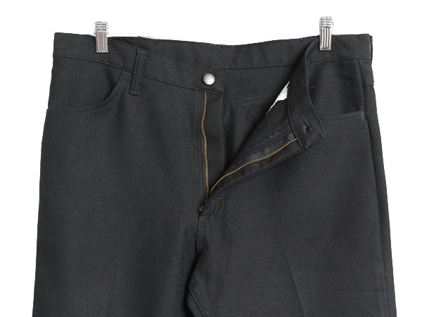 ラングラー ランチャー パンツ メンズ 36 29 / スラックス ブーツカット フレア ドレス ジーンズ ノータック ボトムス シワになりにくい 黒