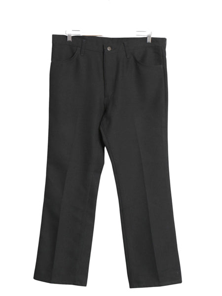 ラングラー ランチャー パンツ メンズ 36 29 / スラックス ブーツカット フレア ドレス ジーンズ ノータック ボトムス シワになりにくい 黒