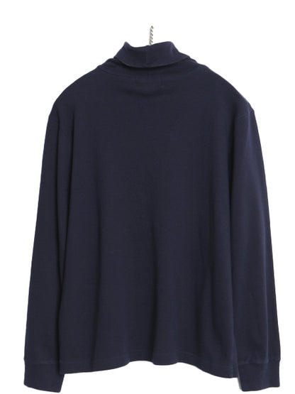 00s ローレン ラルフローレン タートルネック 長袖 Tシャツ レディース M / オールド ロンT コットン ストレッチ スムース 素材 カットソー