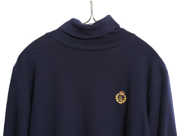00s ローレン ラルフローレン タートルネック 長袖 Tシャツ レディース M / オールド ロンT コットン ストレッチ スムース 素材 カットソー