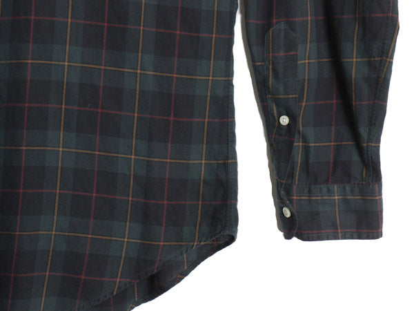 00s ラルフローレン チェック 長袖 ボタンダウン シャツ メンズ L オールド ポロ CLASSIC FIT コットン ポニー ワンポイント マルチカラー