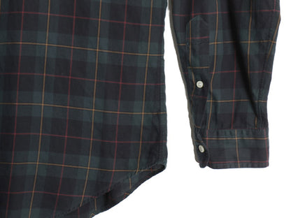 00s ラルフローレン チェック 長袖 ボタンダウン シャツ メンズ L オールド ポロ CLASSIC FIT コットン ポニー ワンポイント マルチカラー