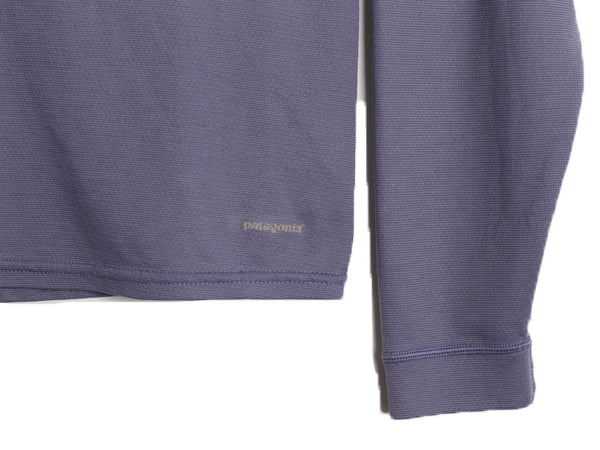 00s USA製 パタゴニア キャプリーン 長袖 Tシャツ レディース M / 01年製 アウトドア ハーフジップ ロンT インナー ストレッチ ハイネック