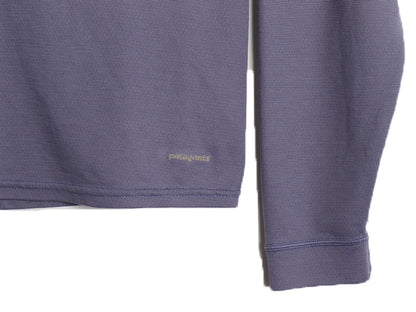 00s USA製 パタゴニア キャプリーン 長袖 Tシャツ レディース M / 01年製 アウトドア ハーフジップ ロンT インナー ストレッチ ハイネック
