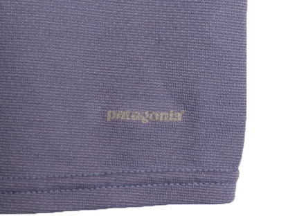 00s USA製 パタゴニア キャプリーン 長袖 Tシャツ レディース M / 01年製 アウトドア ハーフジップ ロンT インナー ストレッチ ハイネック