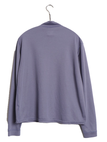 00s USA製 パタゴニア キャプリーン 長袖 Tシャツ レディース M / 01年製 アウトドア ハーフジップ ロンT インナー ストレッチ ハイネック
