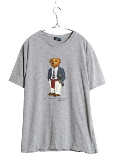 00s ポロベア ポロ ラルフローレン プリント 半袖 Tシャツ メンズ レディース M オールド キャラクター コットン カットソー クルーネック
