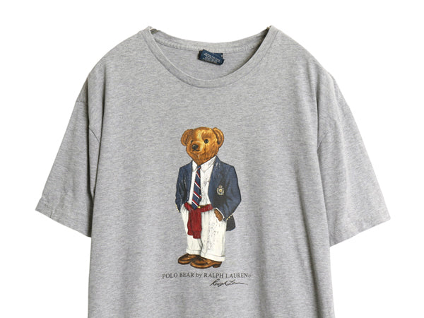 00s ポロベア ポロ ラルフローレン プリント 半袖 Tシャツ メンズ レディース M オールド キャラクター コットン カットソー クルーネック