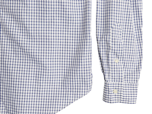 00s ラルフローレン チェック 長袖 ボタンダウン シャツ メンズ L / オールド ポロ CLASSIC FIT コットン BD ワンポイント ポニー ツートン