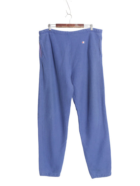 90s USA製 チャンピオン リバースウィーブ スウェット パンツ メンズ XL / オールド 目付き ポケット付き ヘビーウェイト 大きいサイズ 青