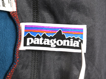 パタゴニア マイクロD スナップT ジャケット キッズ XL レディース S 程/ 22年製 フリース パーカー フーディー フルジップ ツートン 薄手