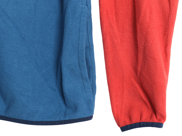 パタゴニア マイクロD スナップT ジャケット キッズ XL レディース S 程/ 22年製 フリース パーカー フーディー フルジップ ツートン 薄手