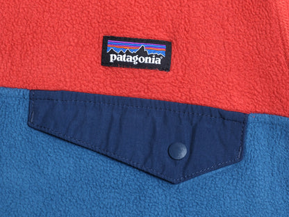 パタゴニア マイクロD スナップT ジャケット キッズ XL レディース S 程/ 22年製 フリース パーカー フーディー フルジップ ツートン 薄手