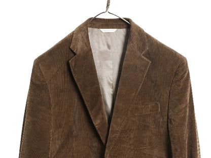 デッドストック バナナリパブリック 太畝 コーデュロイ テーラード ジャケット メンズ L 程 コットン カシミヤ ブレザー シンプル トラッド