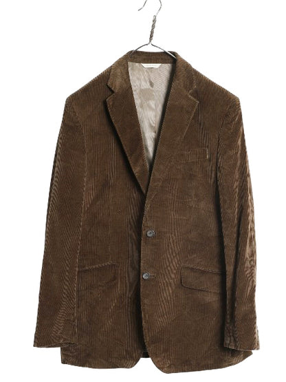 デッドストック バナナリパブリック 太畝 コーデュロイ テーラード ジャケット メンズ L 程 コットン カシミヤ ブレザー シンプル トラッド