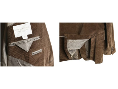 デッドストック バナナリパブリック 太畝 コーデュロイ テーラード ジャケット メンズ L 程 コットン カシミヤ ブレザー シンプル トラッド