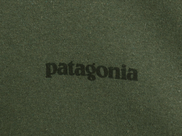 パタゴニア 両面 プリント 長袖 Tシャツ メンズ S / 18年製 アウトドア ロンT ロングスリーブ P6 バックプリント ボックスロゴ カットソー