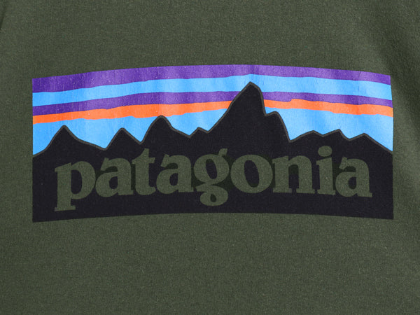 パタゴニア 両面 プリント 長袖 Tシャツ メンズ S / 18年製 アウトドア ロンT ロングスリーブ P6 バックプリント ボックスロゴ カットソー