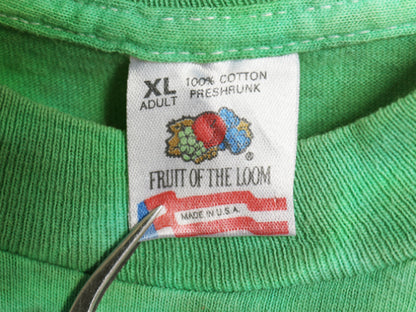 90s USA製 タイダイ 染め 両面 プリント 半袖 Tシャツ メンズ XL / 古着 オールド ピースマーク カットソー シングルステッチ 大きいサイズ