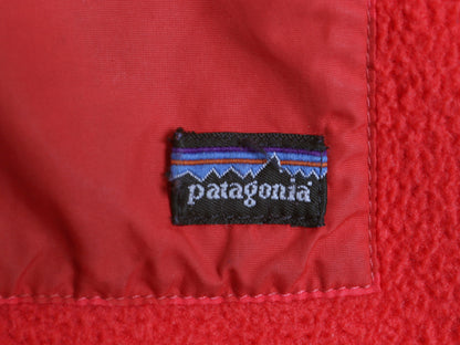80s USA製 ★ パタゴニア ハーフジップ フリース ジャケット メンズ M / ヴィンテージ ハイネック プルオーバー アウトドア ジャンパー 赤 