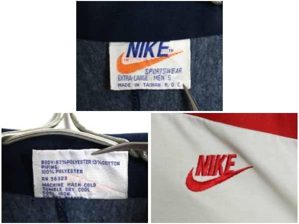  70s ★ ナイキ トラック ジャケット メンズ XL / ヴィンテージ オレンジタグ スウォッシュ ジャージ ハイネック フルジップ ポケット付き