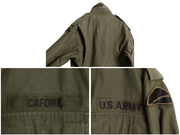 60s 米軍実物 US ARMY M-65 フィールド ジャケット SMALL LONG ヴィンテージ 69年製 ミリタリー 2nd アルミ 軍物 M65 ジャンパー ブルゾン