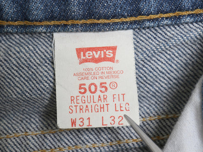 90s リーバイス 505 デニム パンツ メンズ 31 32 / 古着 オールド ジーンズ ジーパン スリム ストレート テーパード ボトムス オレンジタブ