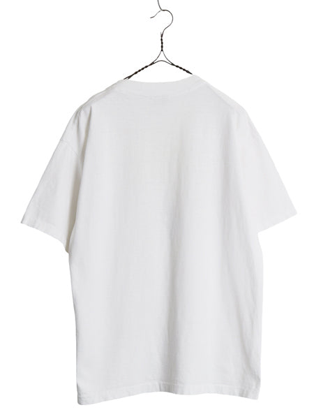 90s USA製 ★ Scared Guy アート イラスト プリント Tシャツ メンズ L 古着 オールド キャラクター シングルステッチ STANLEY DESANTIS 白