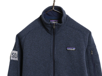 パタゴニア ベターセーター ジャケット レディース S / 18年製 フリース セーター ブルゾン フルジップ アウトドア ジャンパー シンプル 紺