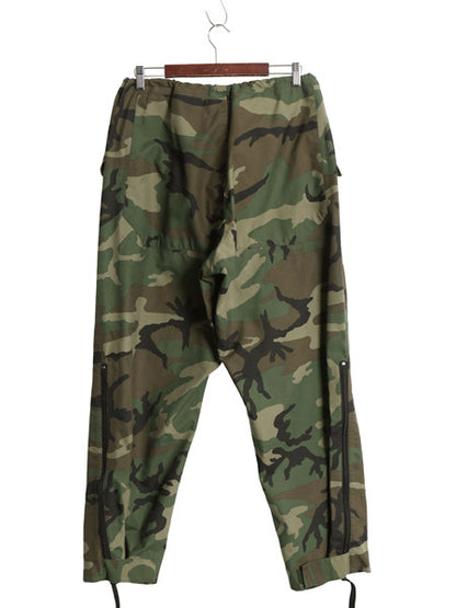 デッドストック 90s 米軍実物 US ARMY ウッドランド カモ オーバー パンツ LARGE REGULAR / ECWCS ゴアテックス ミリタリー ナイロン 迷彩