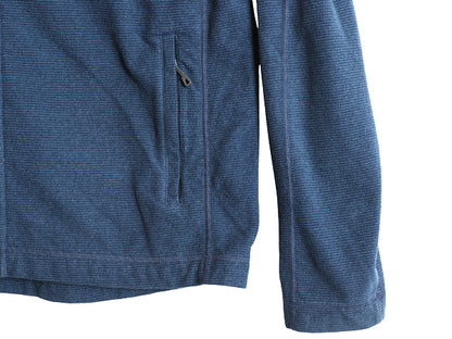 パタゴニア オークス ジャケット メンズ L 15年製 フリース フルジップ ブルゾン ハイネック アウトドア ワンポイント ジャンパー 杢ブルー