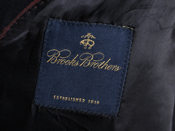 ブルックスブラザーズ ロロピアーナ チェスター コート メンズ XL 程 ロングコート 高級素材 ウール テーラード トラッド 大きいサイズ 紺