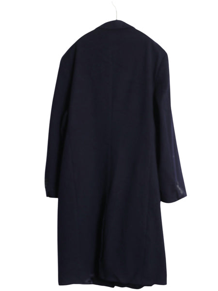 ブルックスブラザーズ ロロピアーナ チェスター コート メンズ XL 程 ロングコート 高級素材 ウール テーラード トラッド 大きいサイズ 紺