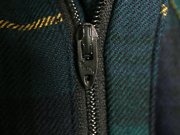 80s ポロ ラルフローレン ウール スラックス パンツ メンズ 実寸 39 31 / ヴィンテージ ブラックウォッチ チェック ツータック ストレート