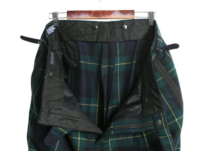 80s ポロ ラルフローレン ウール スラックス パンツ メンズ 実寸 39 31 / ヴィンテージ ブラックウォッチ チェック ツータック ストレート