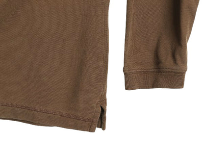 パタゴニア 鹿の子 長袖 ポロシャツ メンズ XL 古着 09年製 長袖シャツ ロングスリーブ オーガニック コットン カットソー 大きいサイズ 茶