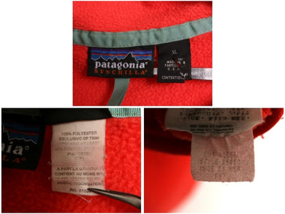 90s USA製 ★ パタゴニア スナップT メンズ XL / 97年製 古着 オールド フリース プルオーバー ジャケット ポケット付き サーモン ピンク
