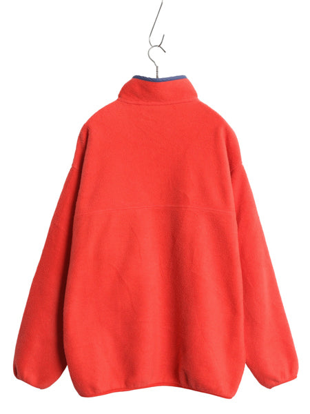 90s USA製 ★ パタゴニア スナップT メンズ XL / 97年製 古着 オールド フリース プルオーバー ジャケット ポケット付き サーモン ピンク