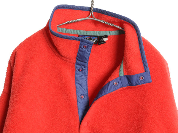 90s USA製 ★ パタゴニア スナップT メンズ XL / 97年製 古着 オールド フリース プルオーバー ジャケット ポケット付き サーモン ピンク