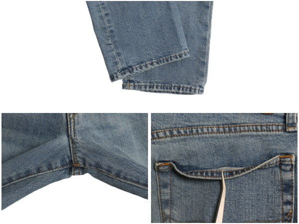 ポロ ラルフローレン デニム パンツ メンズ 32 32 / ヴィンテージ 加工 ジーンズ ジーパン スリム ストレート ボトムス ヒゲ アタリ 細身