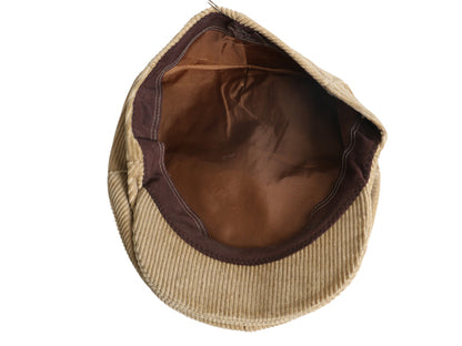 80s カントリー ジェントルマン 太畝 コーデュロイ ハンチング キャップ メンズ レディース フリーサイズ ヴィンテージ  帽子 キャスケット