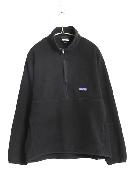 パタゴニア マースピアル シンチラ フリース ジャケット メンズ M / 古着 09年製 プルオーバー ブルゾン ハイネック ハーフジップ 廃盤 黒